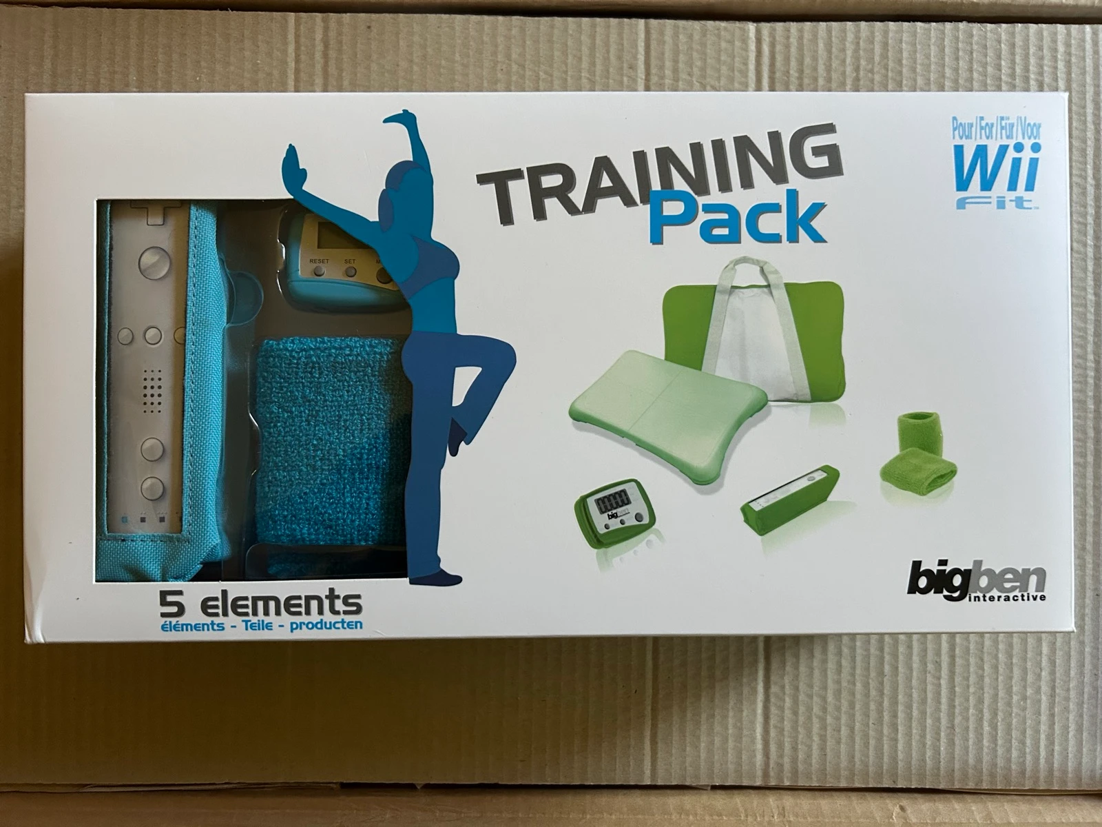 Bigben Training Pack Wii Fit NEUF sous blister – Kit 5 accessoires Wii Balance Board